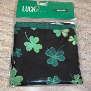 NEW Shamrock Bandana scarf
